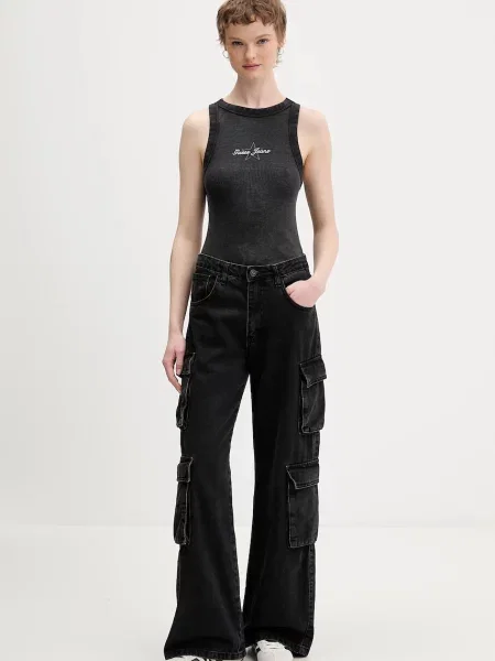 Топ Guess Jeans чорний