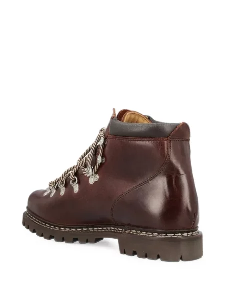 Μποτάκια Paraboot με κορδόνια με δαντέλα καφέ