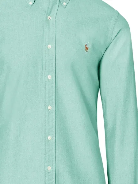 Matlasat tricou polo Polo Ralph Lauren cu decolteu rotund cu autograf roșu