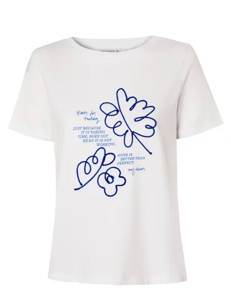 TATUUM Tricou Atono 2 albastru / albastru închis alb