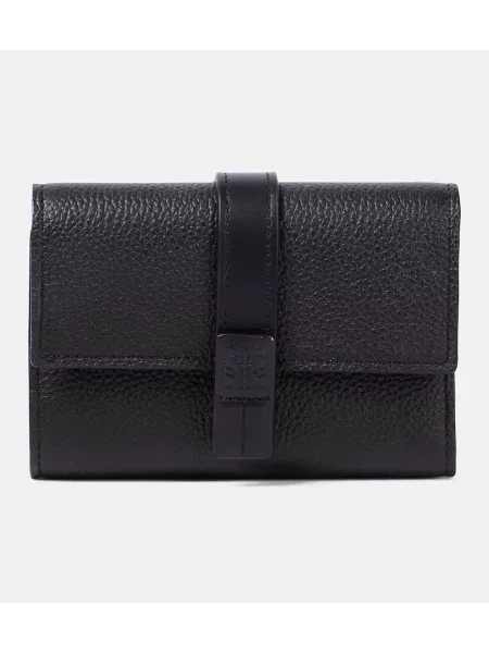 Kožni novčanik Loewe crna