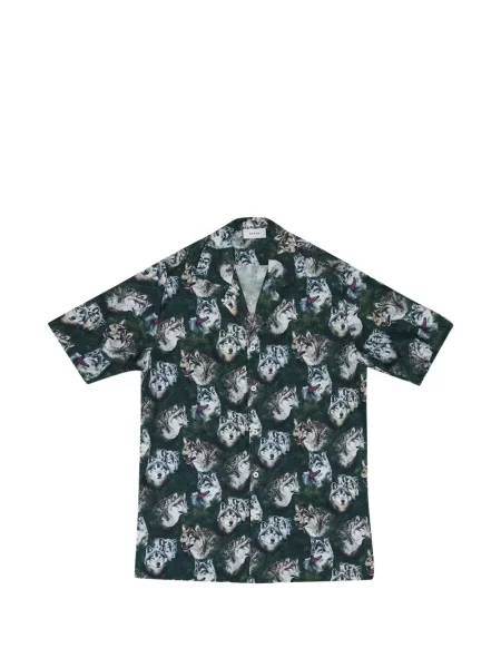 Cămașă Rhude cu imagine verde