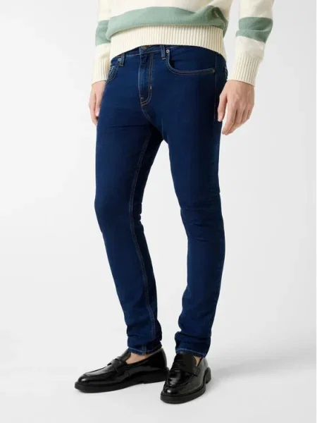 Guess Jeans Blugi Skinny Fit albastru