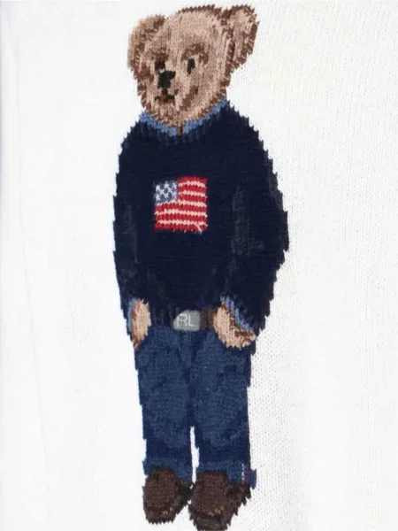 Șosete Polo Ralph Lauren cu broderie în carouri plisate albastru