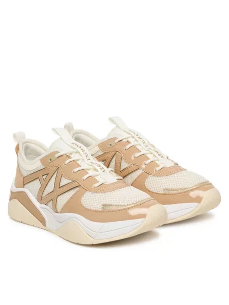 Sneakersy Armani Exchange béžové