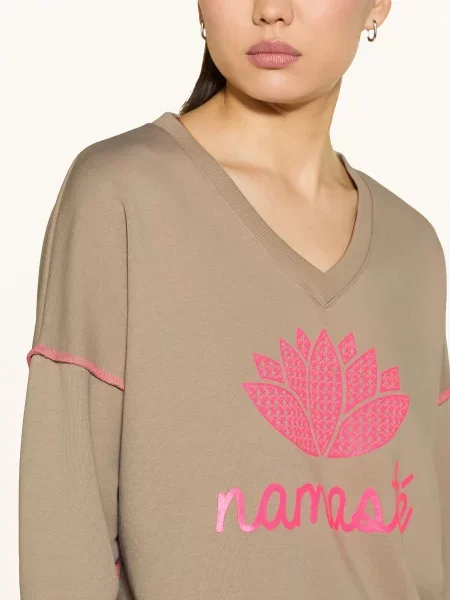 Miss Goodlife Bluza Oversize beige beżowa