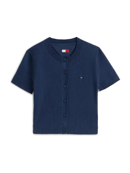 Tommy Jeans Geacă tricotată ESSENTIAL bleumarin
