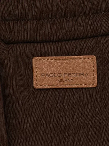 Spodnie dziecięce Paolo Pecora brązowe