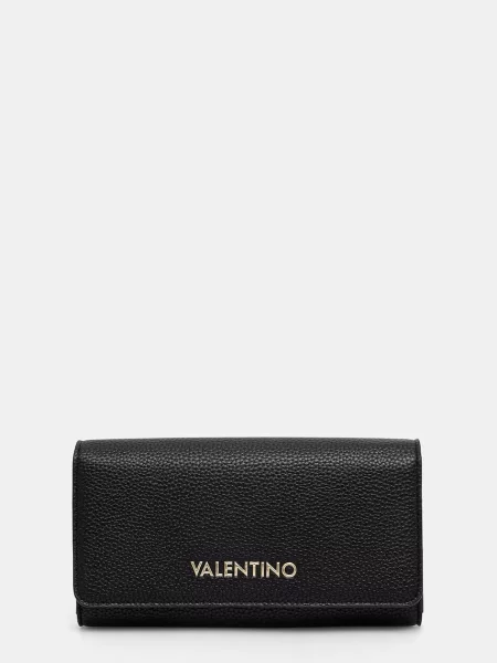 Valentino Bags πορτοφόλι γυναικείο από απομίμηση δέρματος BRIXTON μαύρο