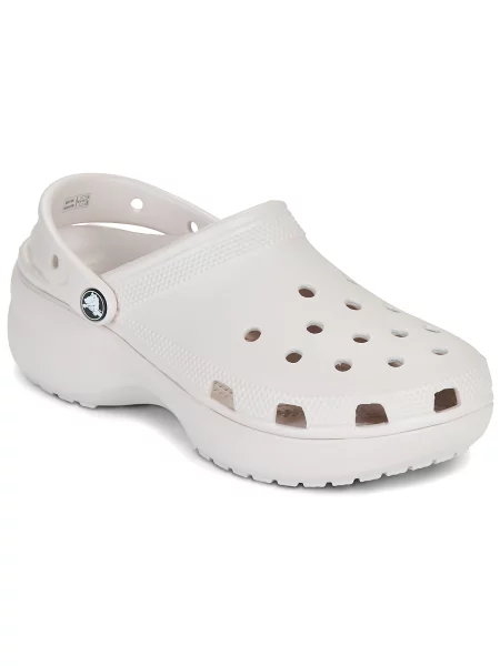 Pantofi Crocs cu platformă clasici bej