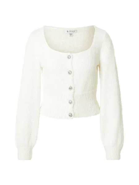 GUESS Kardigan MYKO' bílá