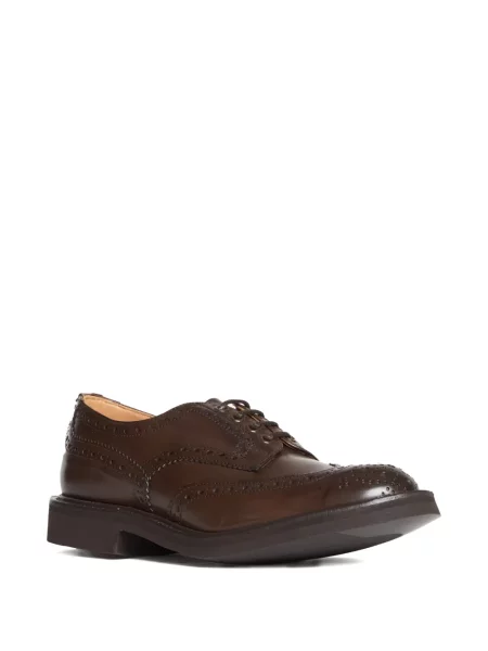 Pantofi derby Tricker's din piele maro