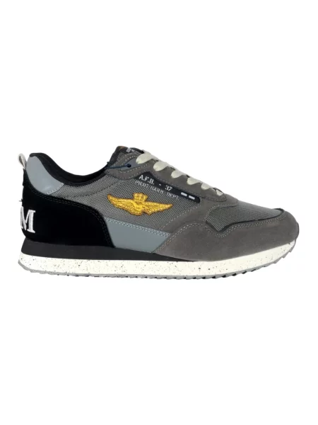 Sneakersy Aeronautica Militare szare