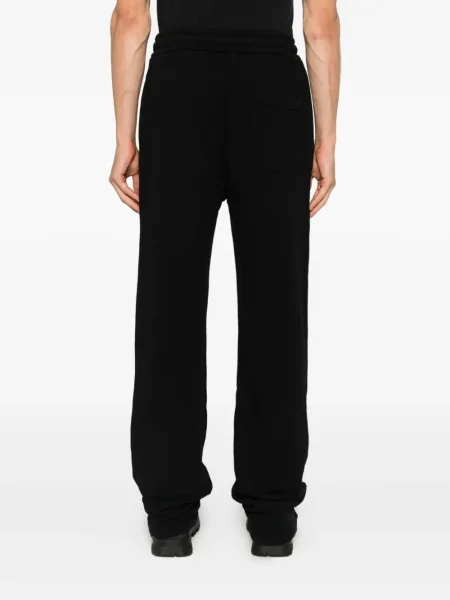 Pantaloni Off-white alergare cu cordon alb