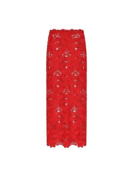 Spódnica Bruuns Bazaar czerwona