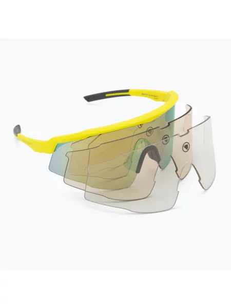 Слънчеви очила Endura Shumba II hi-viz yellow/smoke tint/full gold mirror жълто