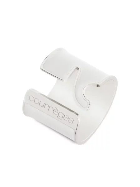 Inel Courreges alb