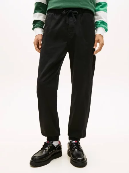 Pantaloni de jogging Tommy Jeans negru