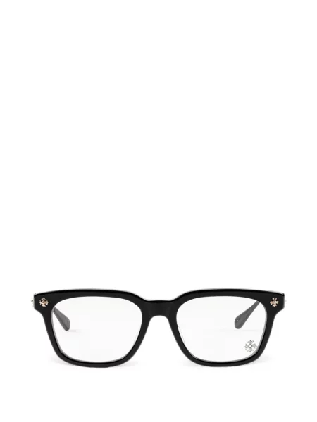 Ochelari de soare Chrome Hearts cu motiv cu inimi negru