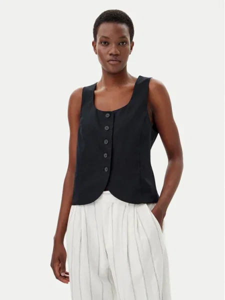 Gap Vestă elegantă negru