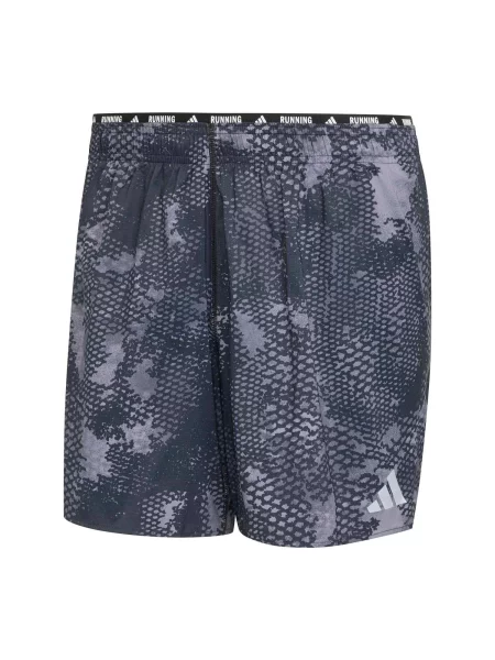 ADIDAS PERFORMANCE Pantaloni sport Running Animal Print Iconic / metalic gri