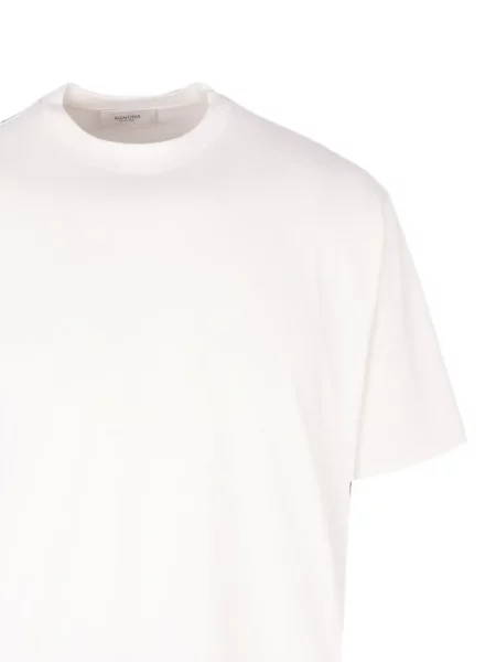 Tricou Agnona tricotate alb