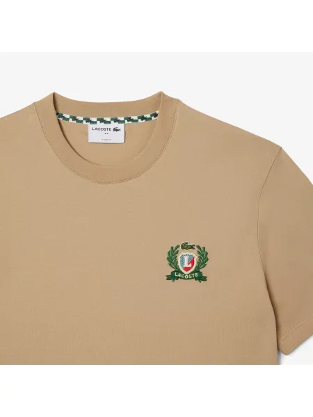Футболка Lacoste бежевая