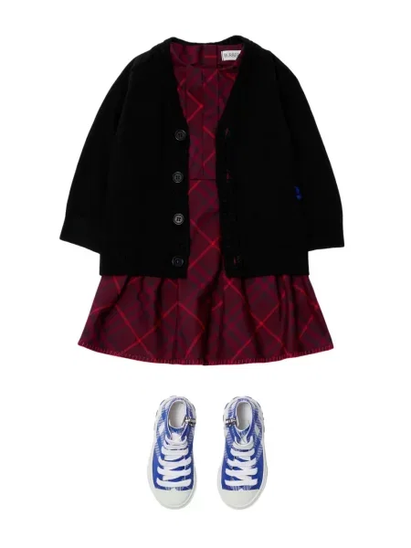 Dětské kardigan Burberry černý