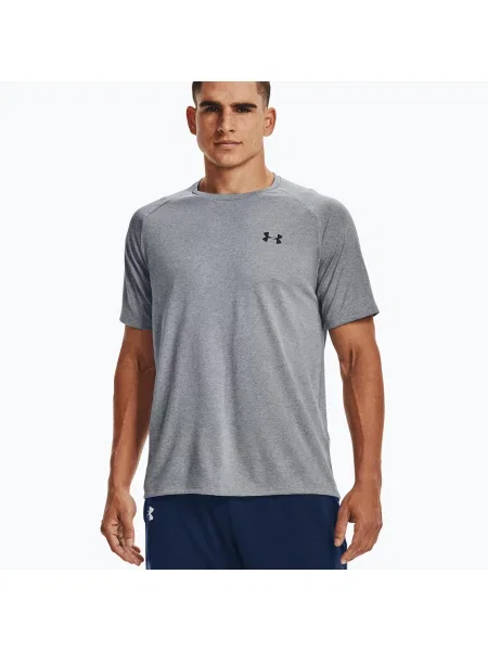 Tricou de antrenament pentru bărbați Under Armour Tech SS Tee gri