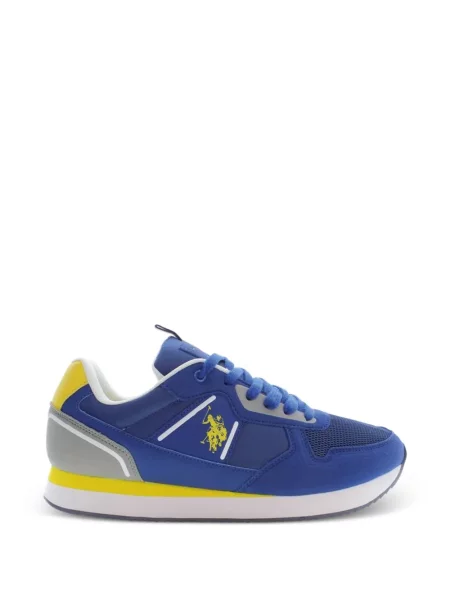 Polo majica Us Polo Assn s autogramom plava