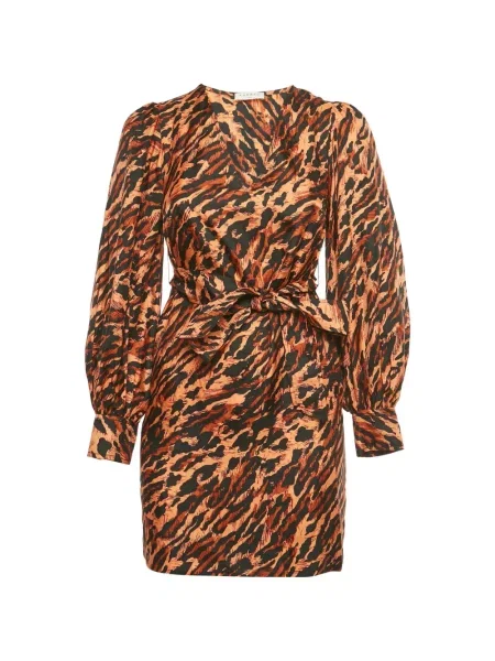 Rochie mini Sandro cu imagine maro