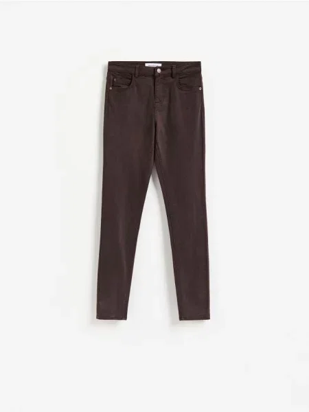 Reserved Jeans slim cu picior mai lung maro
