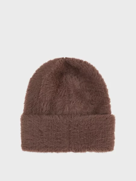 Трикотажна шапка Guess коричнева