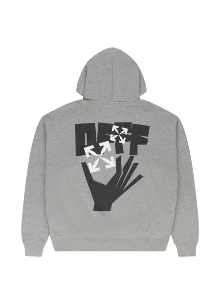 Hanorac cu glugă Off-white alb