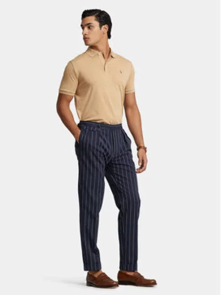 Polo Ralph Lauren Polokošile Béžová Custom Slim Fit hnědé