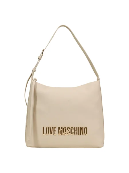 Geantă LOVE MOSCHINO Bej alb