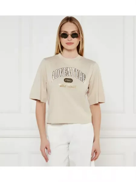 Pinko Tricou Adventure bej
