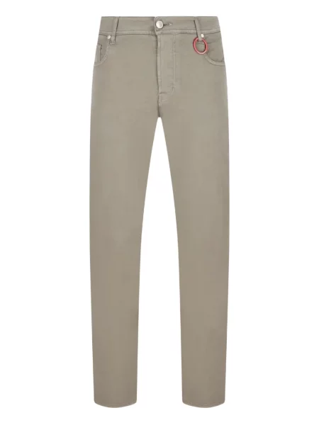 Straight fit džíny Sartoria Tramarossa zelené