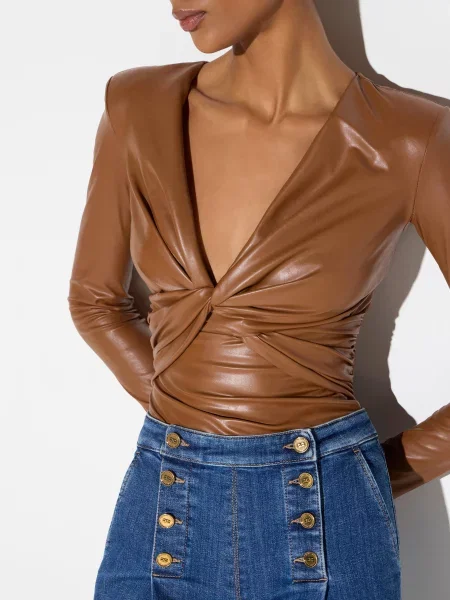 Боді Elisabetta Franchi коричневе
