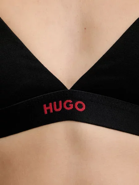 Podprsenka HUGO HUGO ID TRIANGLE PAD černá