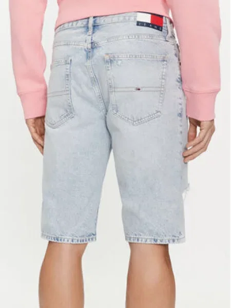 Tommy Jeans Džinsiniai šortai Ryan Žydra mėlyna