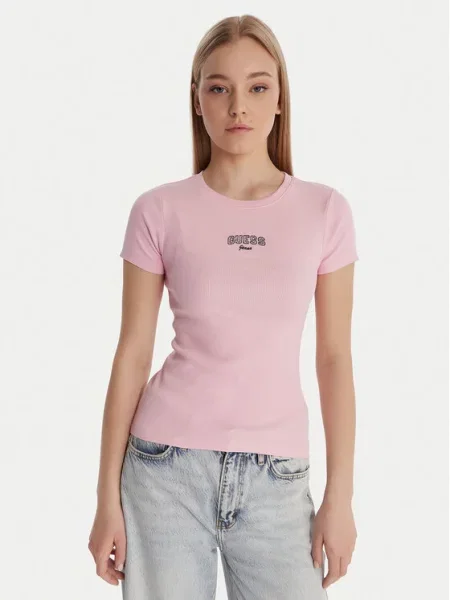 Guess Jeans T-Shirt różowy