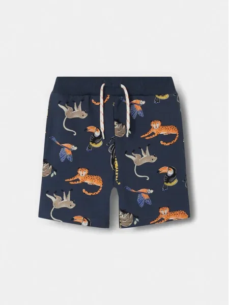 NAME IT Pantaloni scurți sport Ditmar Bleumarin