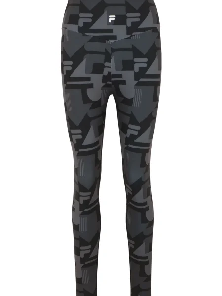 FILA Pantaloni sport RAGUSA negru / gri / gri închis