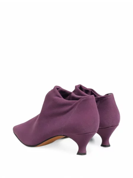 Botine Dolce & Gabbana din piele de căprioară violet