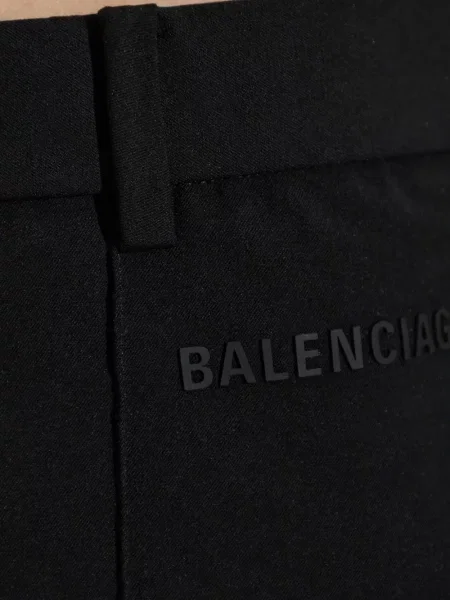 Pantaloni Balenciaga cu imagine negru