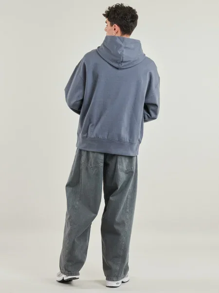Geacă Calvin Klein Jeans din material terry albastru