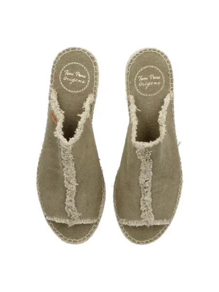 Espadryle Toni Pons z paskiem zielone