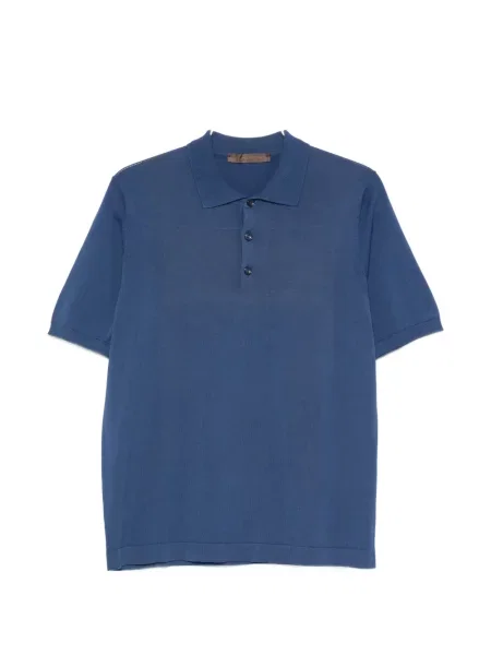 Scurt tricou polo Jeordie's albastru