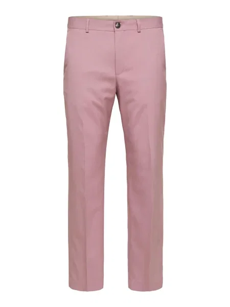 SELECTED HOMME Pantaloni cu dungă LIAM mauve